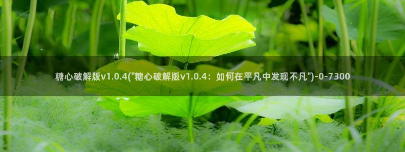 糖心vlog苹果轻量版