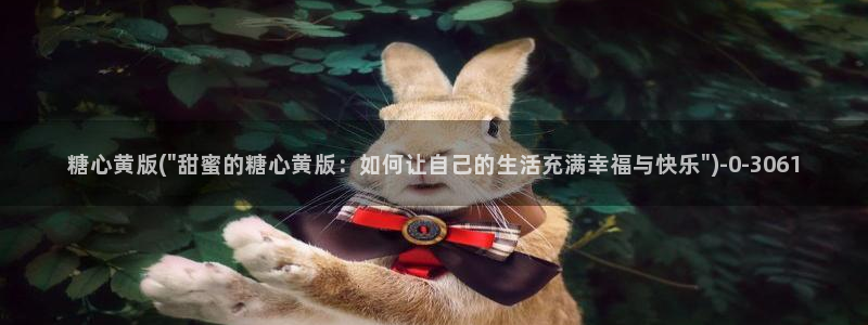 糖心成年版糖心vlog